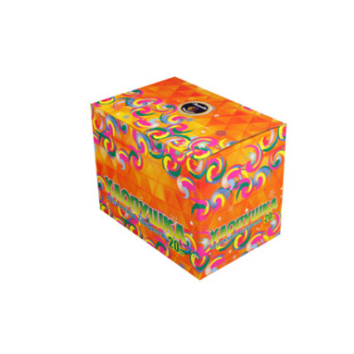 Пружинная хлопушка 20 см с фольгированным конфетти