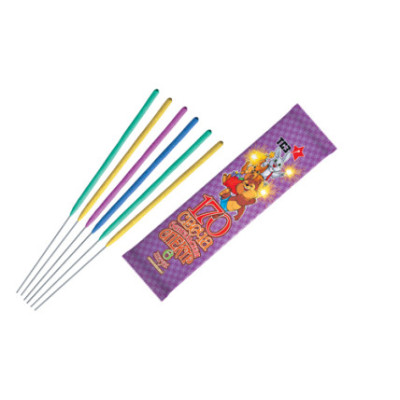 Бенгальские свечи 6 шт 170 мм в пакете "Спектр"