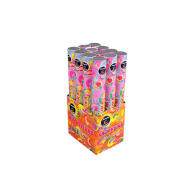 Пневмохлопушка 40 см с конфетти и серпантином