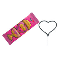 Бенгальские свечи фигурные 2 шт "Сердечко"